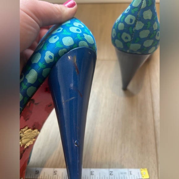 Betsey Johnson Vero Cuoio Womens Platform Size 8.5 Event Prom HOCO Bratcore Y2K - Picture 15 of 15